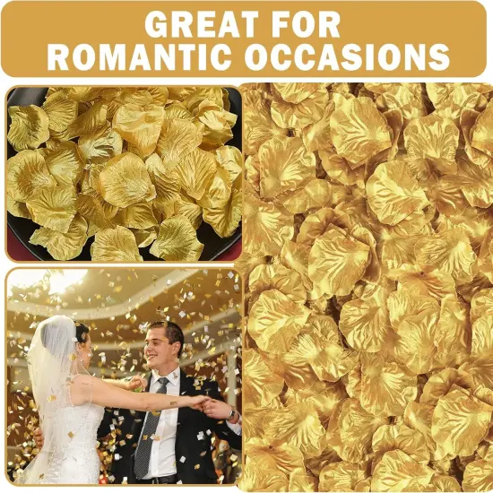 300PCS Fake Rose Petals for Romantic Night Romantic Festive Atmosphere Creation for Marriage Proposal Wedding {5}