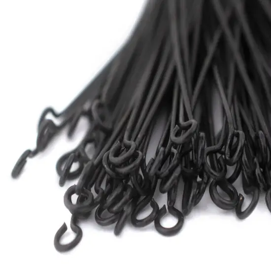 The Bead Chest Midnight Brass 21 Gauge 2 Inch Eye Pins (Approx 100 pieces) {1}