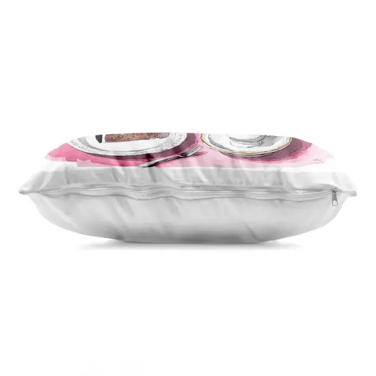 Stupell Industries Feminine Chic Dessert Spread Decorative Printed Throw Pillow design by Amanda Greenwood, 14 x 7 x 20 {3}