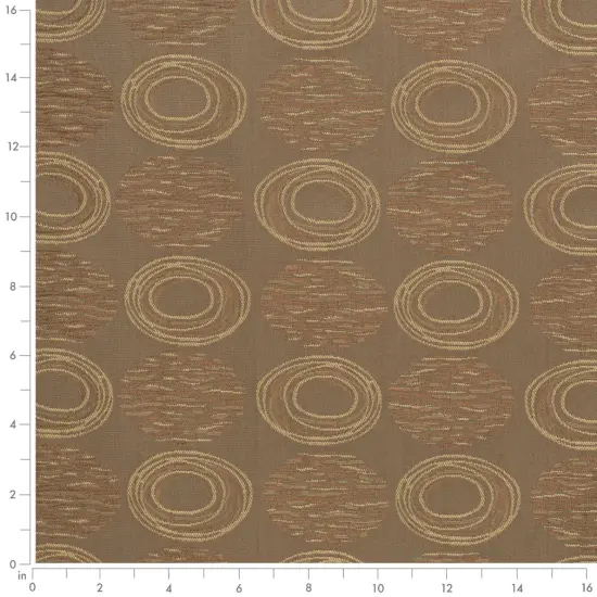 Chestnut - Brown AbstractGeometric Upholstery Fabric 54 Inches" {2}