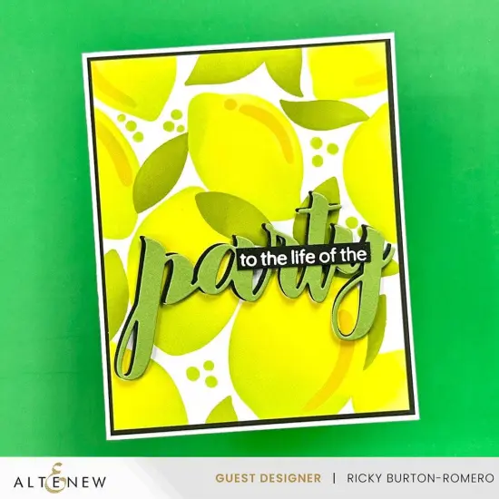 Lemon Craze Stencil Set (3 in 1) {6}