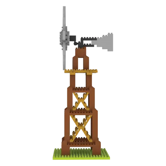 Mini Building Blocks - Farm Series - Windmill {5}