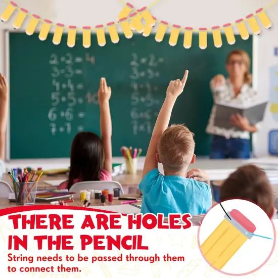 4 Pcs First Day of School Hanging Banner Welcome Back to Classroom Decor {4}