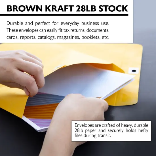 BAZIC Clasp Envelope 10" X 13" (100/Pack) {5}