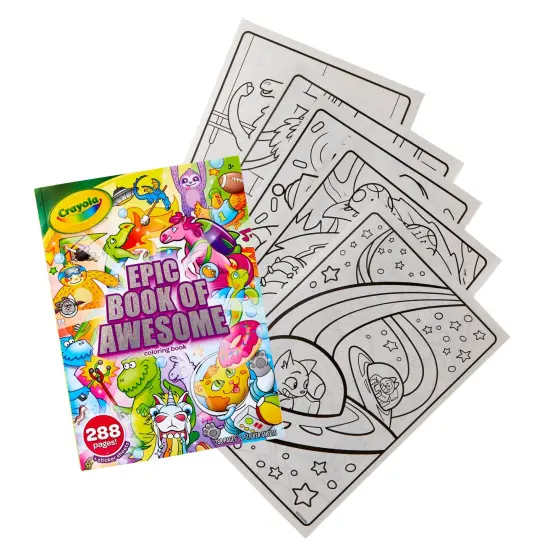 Epic Book of Awesome 288-Page Coloring Book {1}