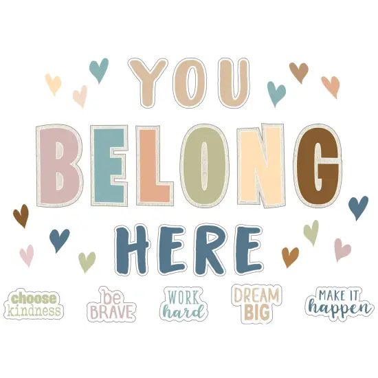 Everyone is Welcome You Belong Here Bulletin Board Set {1}