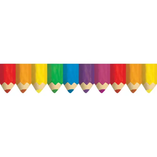 Jumbo Color Pencils EZ Border, 48 Feet {1}