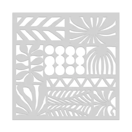Hero Arts Stencil 6"X6"-Floral Trove {1}