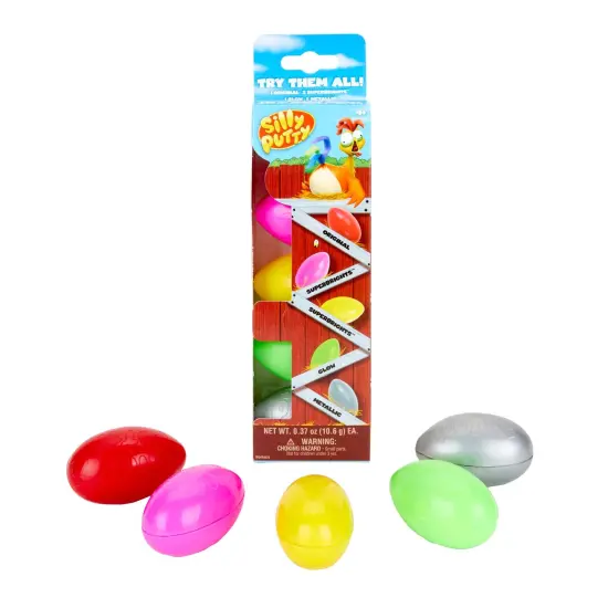 Silly Putty Eggs Party Pack, Pack of 5 {1}