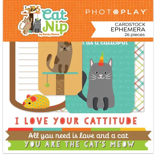PhotoPlay Ephemera Cardstock Die-Cuts-Cat Nip {1}