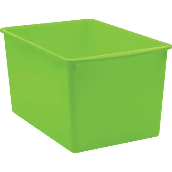 Lime Plastic Multi-Purpose Bin {1}
