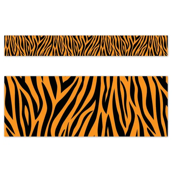 Tiger Stripes Jungle Friends Border {1}