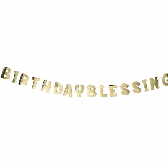 Birthday Blessings Happy Birthday Garland {3}