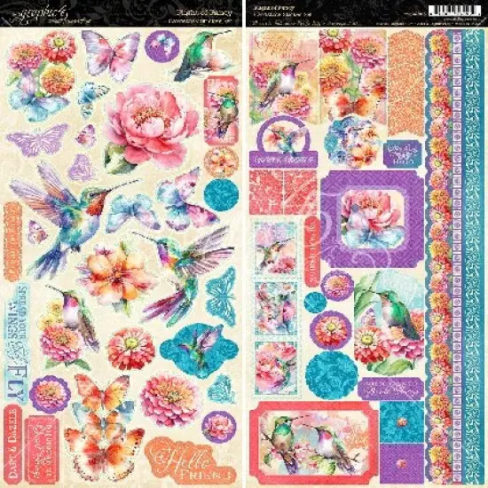 Graphic 45 Sticker Set-Flight Of Fancy {4}