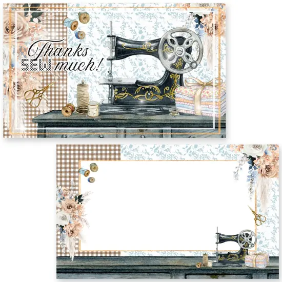 Memory Place Journal Card Pack 20/Pkg-Stitched Together {2}