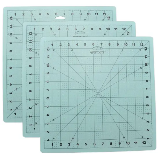 Self-Healing Cutting Mat, 12" x 12", Pack of 3 {1}