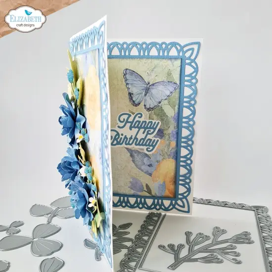 Elizabeth Craft Metal Die-Elegant Decorative Frame {4}