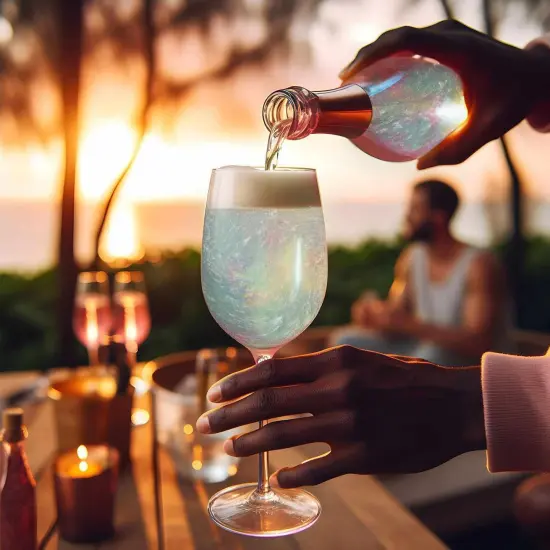 Brew Glitter - Green Iridescent Edible Drink Glitter (4g, x1 Flip-Cap Jar) for Beer, Cocktails and Beverages {3}