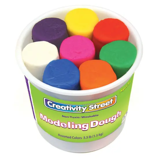 Modeling Dough, 8 Assorted Colors, 4 oz. Per Piece, 8 Pieces {1}