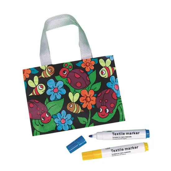 Velvet Bug Tote Craft Kit (Pack of 12) {1}