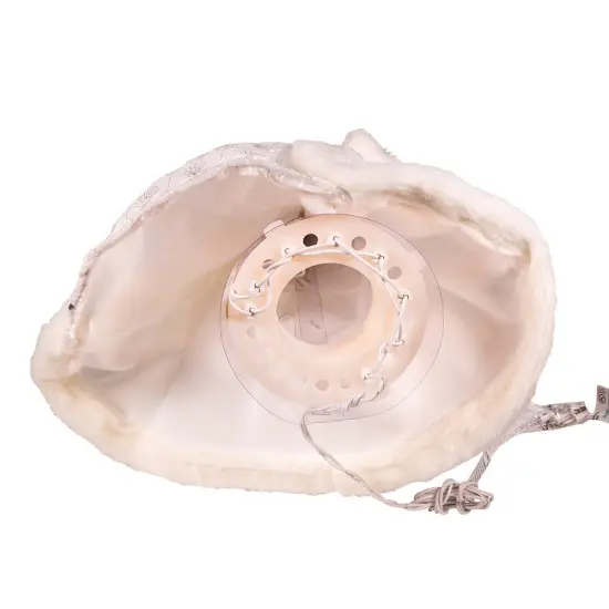 Kurt Adler UL 10-Light 14-Inch White Angel Tree Topper {6}