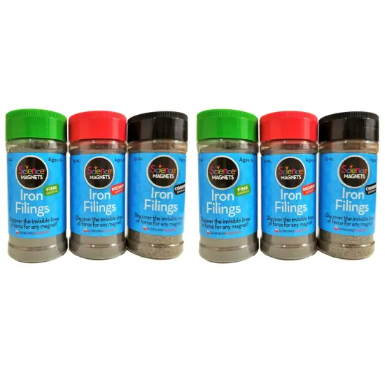 Two Iron Filings Variety Packs, 6 Jars Total {1}