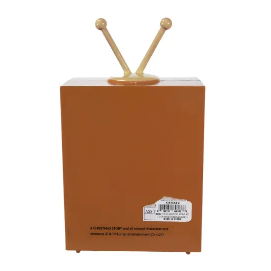 Kurt Adler 8.5-inch A Christmas Story Battery-Operated LED Musical Television Table Piece {3}