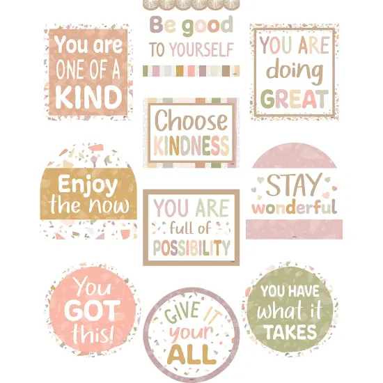 Terrazzo Tones Positive Sayings Accents {1}