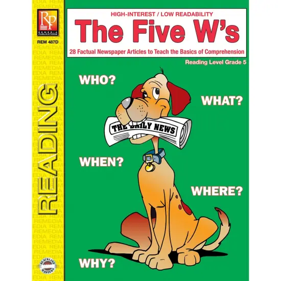 The Five W&rsquo;s Book, Reading Level 5 {1}