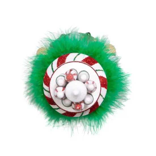 Kurt Adler 15-Inch Hollywood Nutcrackers&trade; Red, White and Green Candy Tower Hat Nutcracker {5}