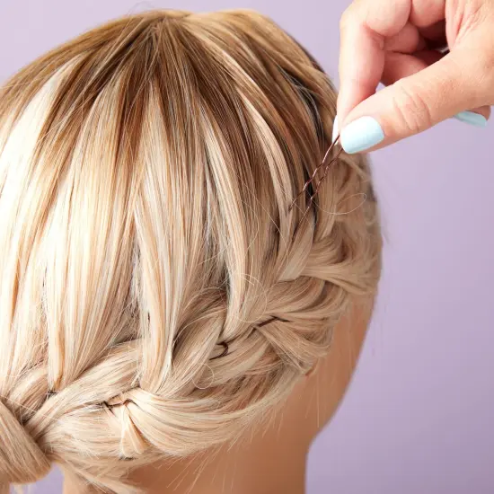 360 Pack 2 Inch Hair Pins with Clear Holder, Bulk Set of Bobby Pins in 2 Styles and 4 Colors Multicolor {2}