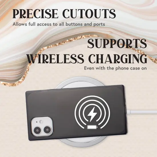 Insten Case for iPhone 12 Mini Case 5.4 Inch, Soft TPU Protective Cases with Reinforced Corners, Shock Absorption, Crystal Clear Black Slim Cover for Women Girls {3}