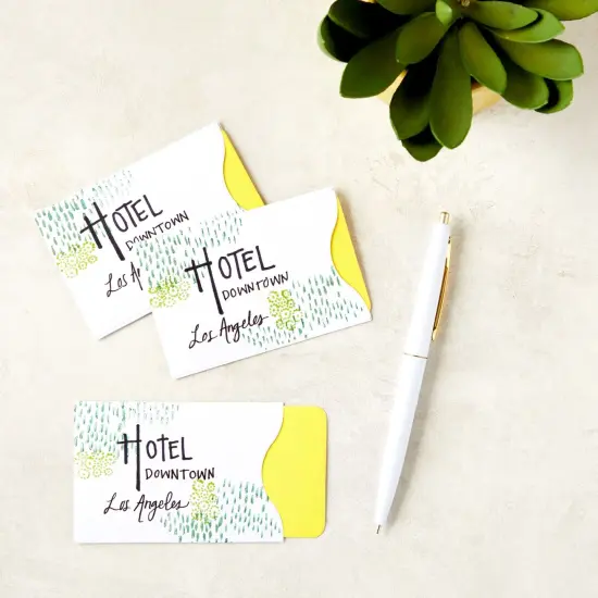 500-Pack Key Card Envelopes Sleeves, White, Blank Hotel, Motel Cover Holders for Business Guests, Bulk Protector Packets for ID, Credit, Gift Cards (3.5x2.3 in) {5}