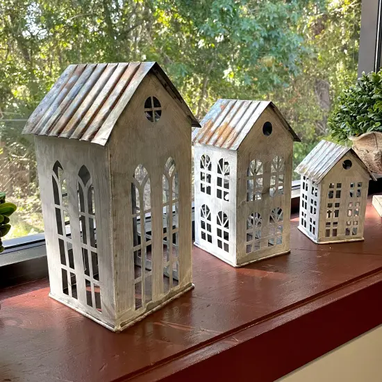 Rustic Metal Windmill Stake &ndash; Farmhouse Garden Decor, 24" Diameter {6}