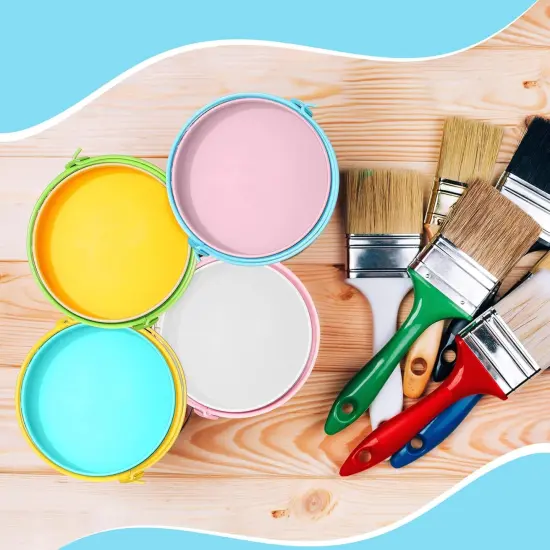 24 Pieces Small Metal Buckets Colored {4}