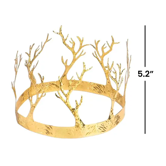 Antler Gold Costume Crown {4}