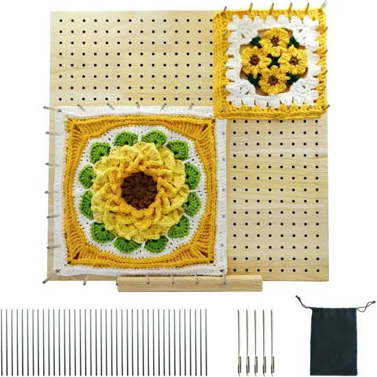 Crochet Blocking Board with 40 Pins {1}