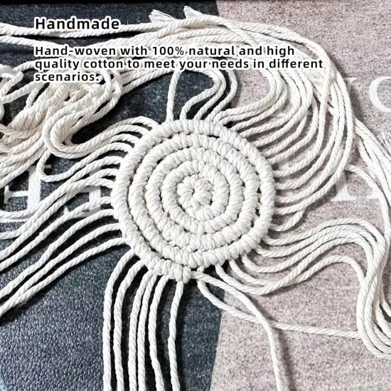 2 PCS Handmade Boho Coasters {4}