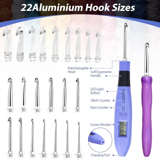 Counting Crochet Hook Set Digital {3}