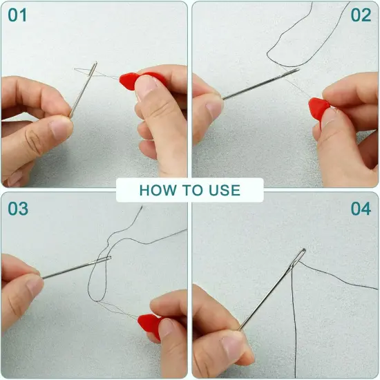 80/40 PCS Large-Eye Blunt Needles {4}