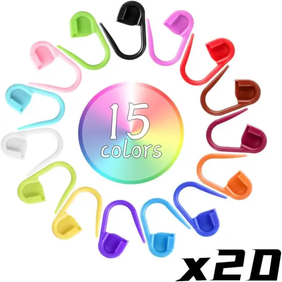 315 Pieces Stitch Markers for Crocheting {2}