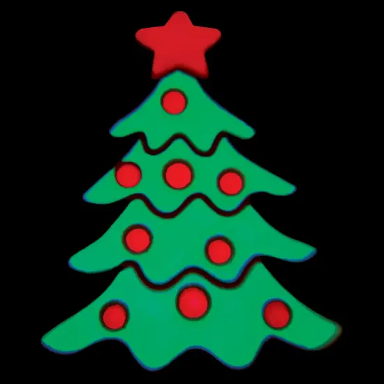 Collections Etc 10-Count Outdoor Holiday Projection String Lights, Plug-in {6}