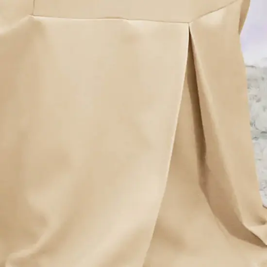 Champagne Banquet Chair Cover Durable Polyester Event Slipcover {4}