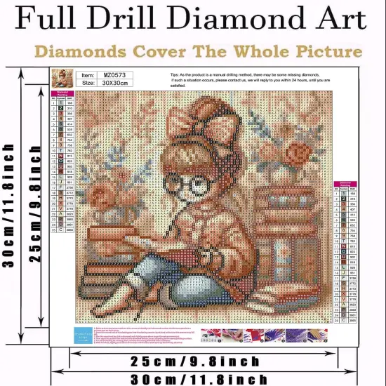 5D Reading Book Diamond Painting Kits for Adults {4}