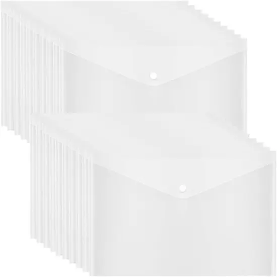 Plastic Envelopes with Button Snap Closure {1}
