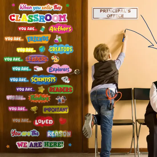 Classroom Decorations Poster Stickers {4}