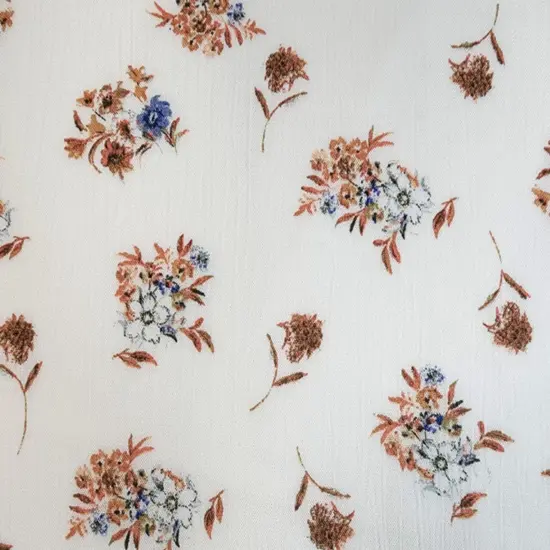 1 Yard Natural Rayon Crinkle Fabric 50/52" Wide Lightweight Textured Apparel Material {2}