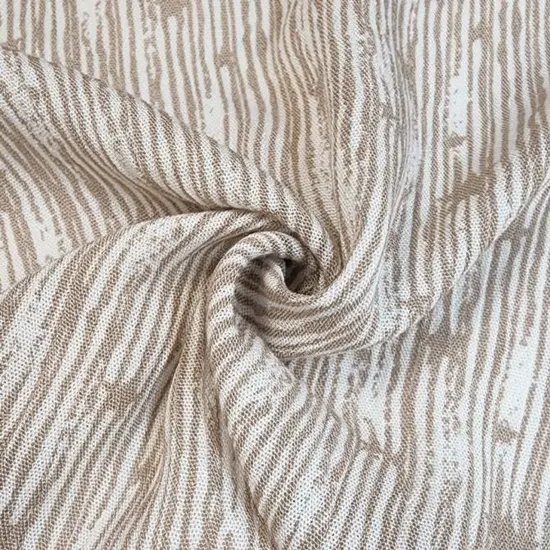 1 Yard Wide 50/52" Taupe Rayon Crinkle Fabric Lightweight Crepon for Skirts {3}