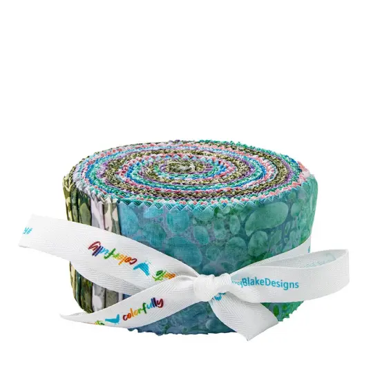 Expressions Batiks 2.5" Strip Roll (Jelly Roll / Rolie Polie) in Plant Based by Sew Yeah Quilting for Riley Blake (RP-23326-40) {1}