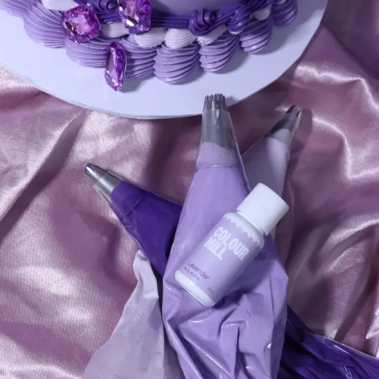 20ml Lavender Oil Based Colouring for Vibrant Buttercream Ganache Fondant Cake Batter and More {4}